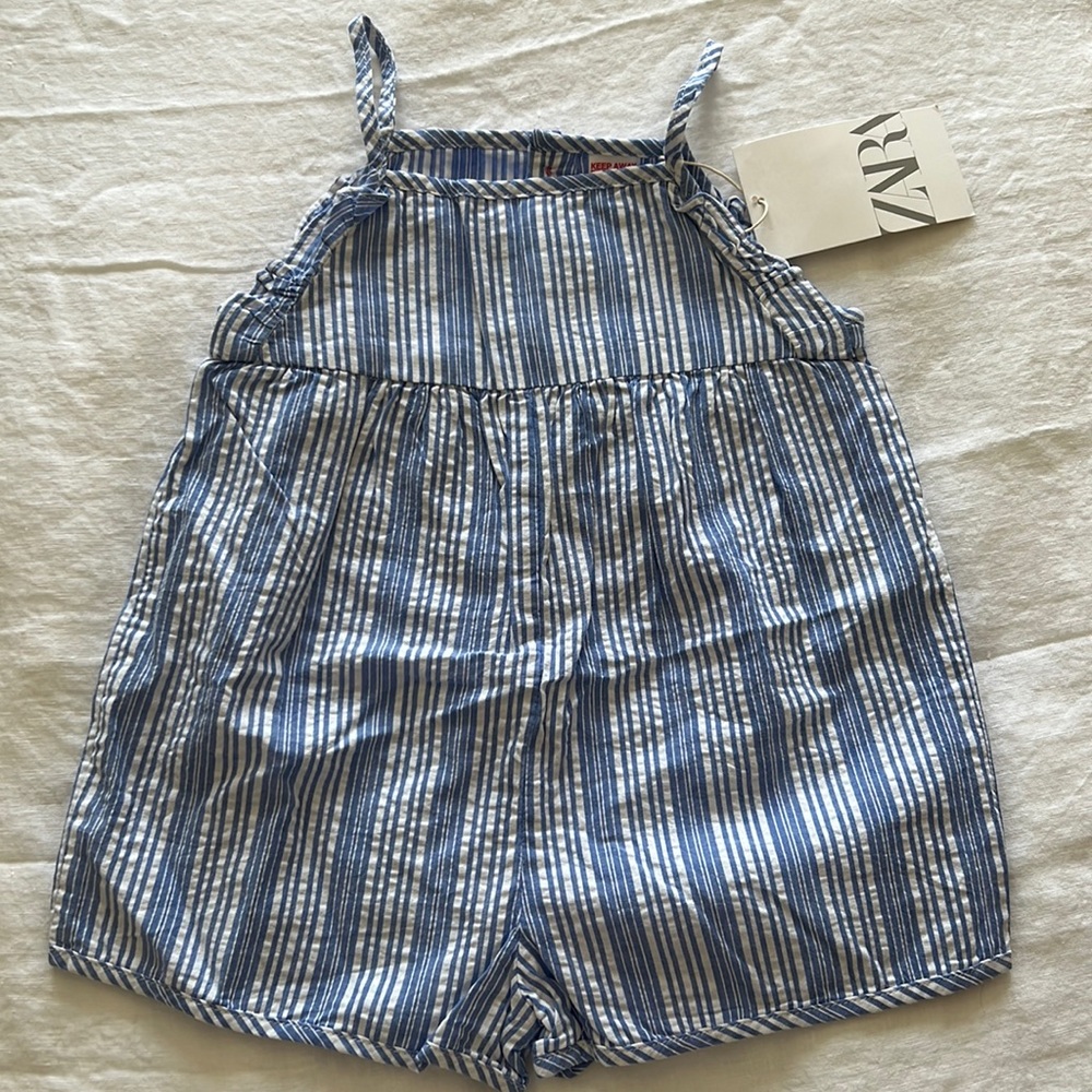 Zara Baby Striped Romper